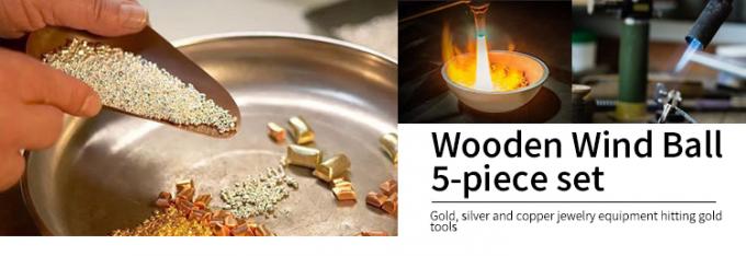 Set Kit Obor Las Perhiasan Bola Tiup Kayu Harimau Kulit 0