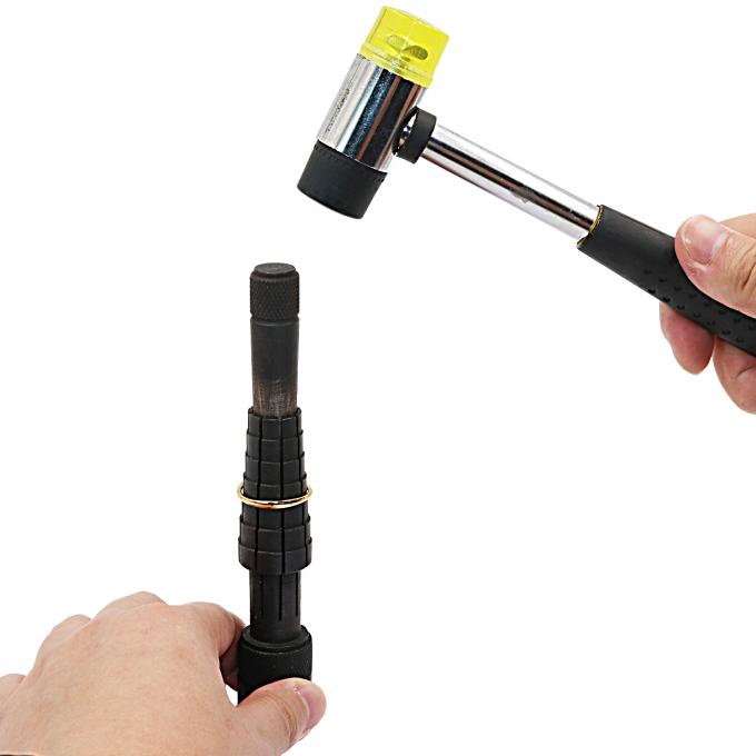 Dua Kepala Plastik Dan Karet Palu Logam Untuk Perhiasan 3