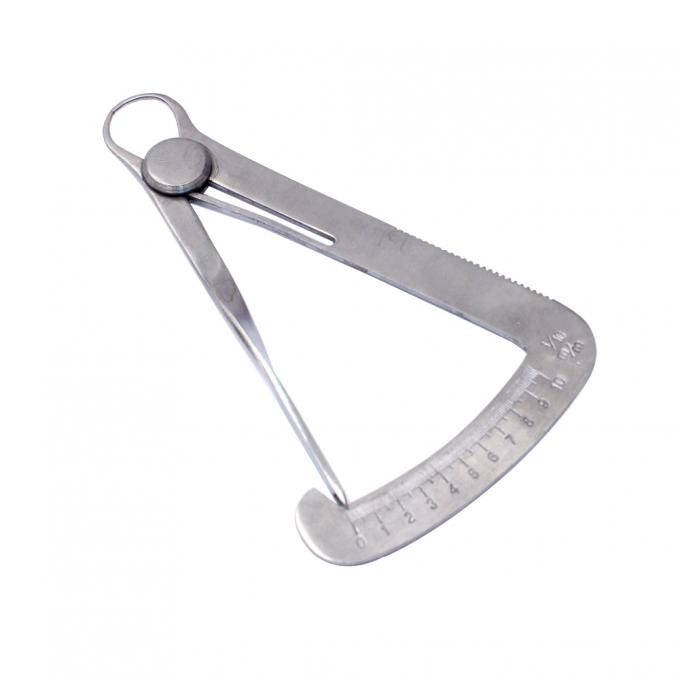 Baja tahan karat di dalam Calipers derajat Gauge Mengukur 0-10mm 1