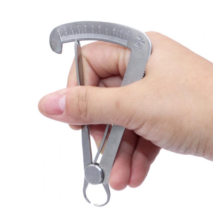 Baja tahan karat di dalam Calipers derajat Gauge Mengukur 0-10mm 0